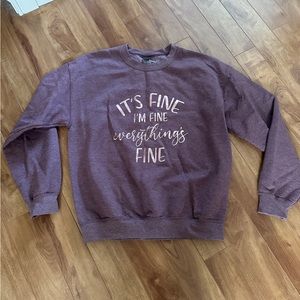 Everything’s fine sweater